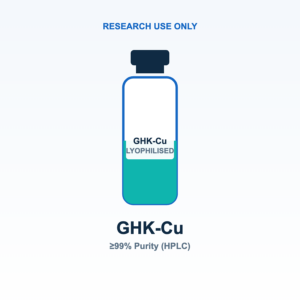 GHK-Cu research peptide vial
