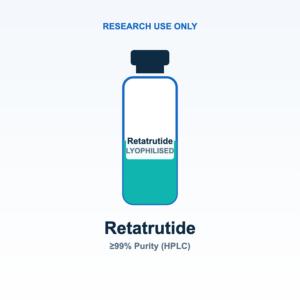 Retatrutide research peptide vial
