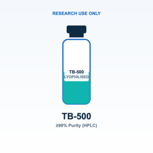 TB-500 research peptide vial